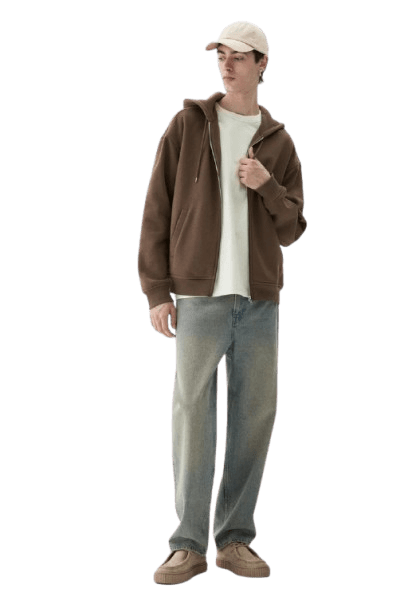 Full-zip hoodie